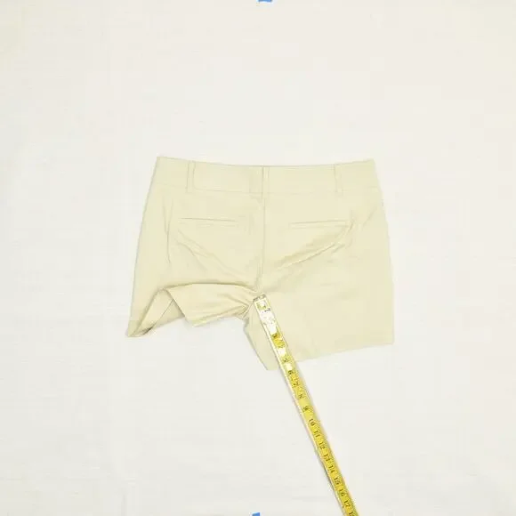 Ann Taylor Women Chino Cotton Beige Size 8P Petite Classic Zip Solid - Picture 6 of 8